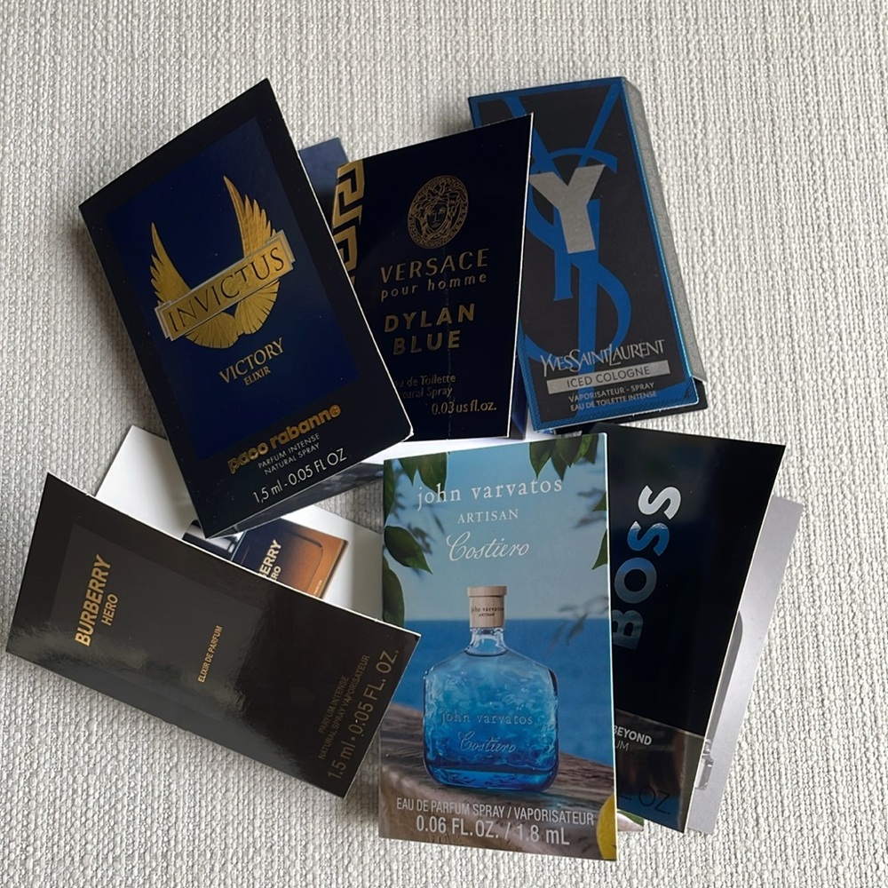 Men’s luxury fragrance sampler new